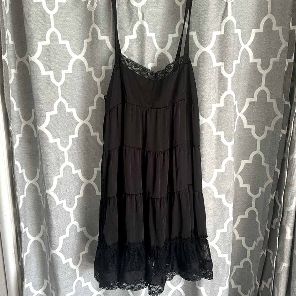 Free People Black Lacey Dress